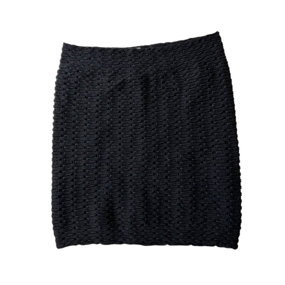 Guess Basketweave Bodycon Mini Skirt